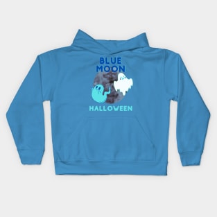 The Rare Ghosts of the 2020 Halloween Blue Moon Kids Hoodie